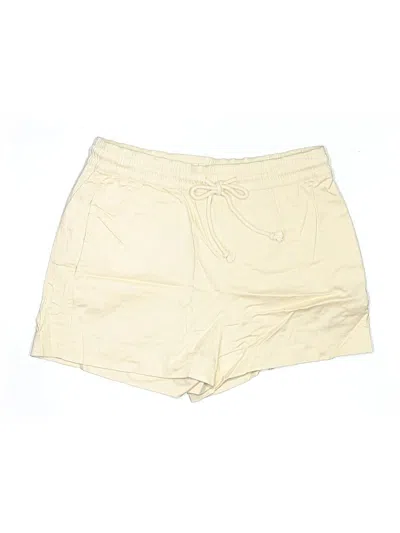 Pre-owned Lou & Grey Khaki Shorts In Ivory