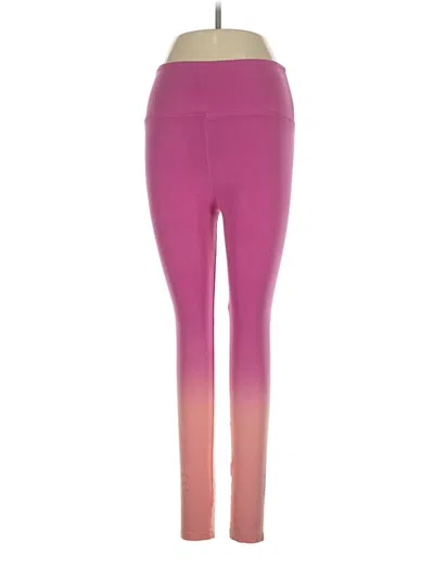Pre-owned Lou & Grey Leggings In Pink
