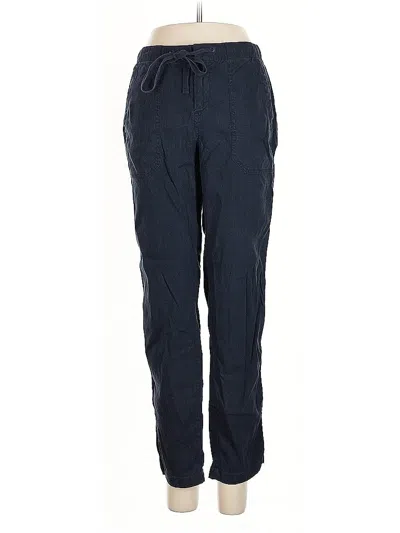 Pre-owned Lou & Grey Linen Pants In Blue