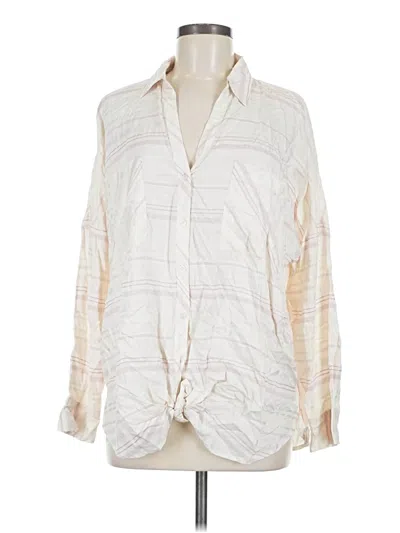 Lou & Grey Long Sleeve Blouse In Ivory