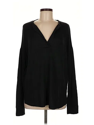 Pre-owned Lou & Grey Long Sleeve T-shirt In Black