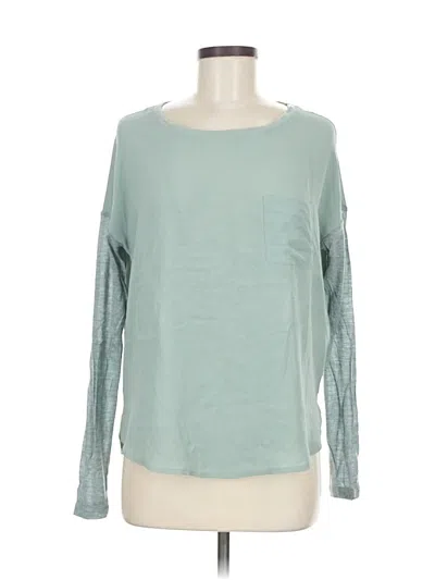 Pre-owned Lou & Grey Long Sleeve T-shirt In Green