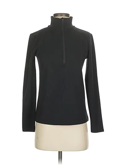 Pre-owned Lou & Grey Long Sleeve Top Black Turtleneck Tops