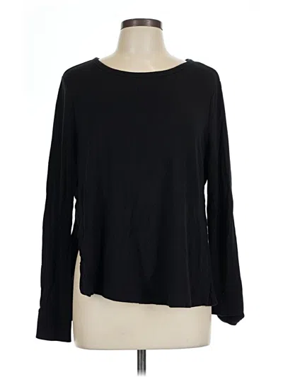 Pre-owned Lou & Grey Long Sleeve T-shirt In Black