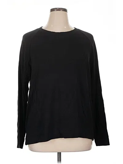 Pre-owned Lou & Grey Long Sleeve T-shirt In Black