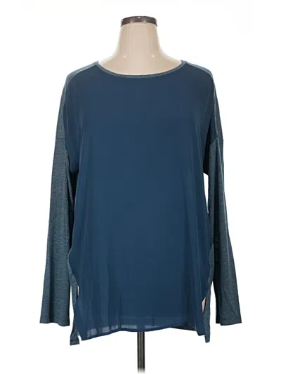 Pre-owned Lou & Grey Long Sleeve T-shirt In Blue