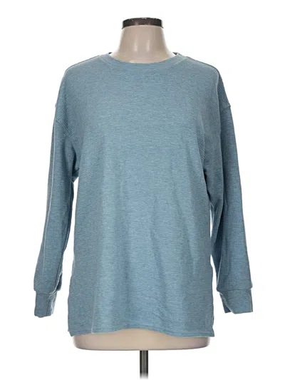 Pre-owned Lou & Grey Long Sleeve T-shirt In Blue