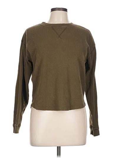 Pre-owned Lou & Grey Long Sleeve T-shirt In Brown