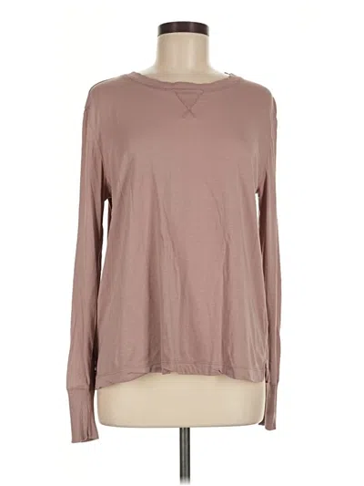 Pre-owned Lou & Grey Long Sleeve T-shirt In Brown