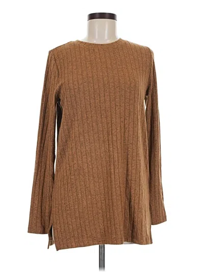 Pre-owned Lou & Grey Long Sleeve T-shirt In Brown