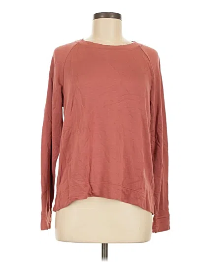 Pre-owned Lou & Grey Long Sleeve T-shirt In Brown