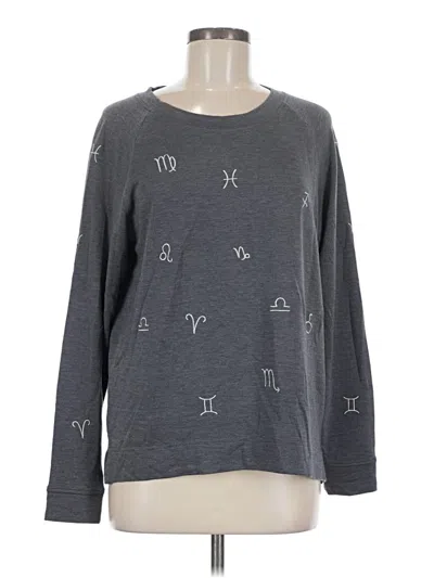 Pre-owned Lou & Grey Long Sleeve T-shirt In Gray