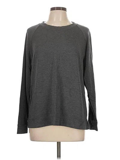 Pre-owned Lou & Grey Long Sleeve T-shirt In Gray