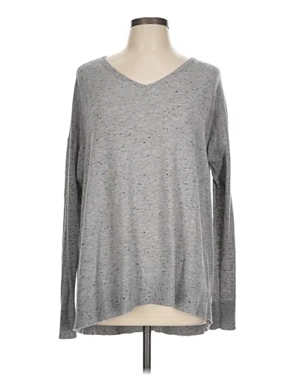Pre-owned Lou & Grey Long Sleeve T-shirt In Gray