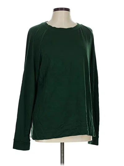 Pre-owned Lou & Grey Long Sleeve T-shirt In Green