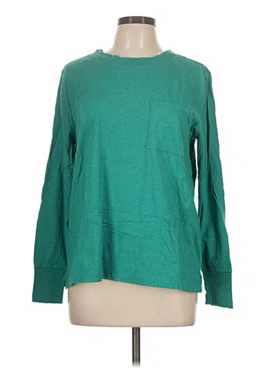 Pre-owned Lou & Grey Long Sleeve T-shirt In Green
