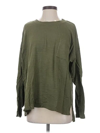 Pre-owned Lou & Grey Long Sleeve T-shirt In Green