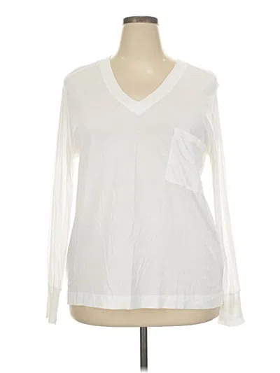 Pre-owned Lou & Grey Long Sleeve T-shirt In Ivory