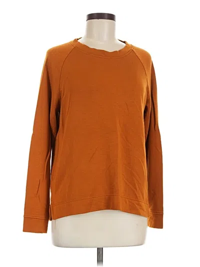 Pre-owned Lou & Grey Long Sleeve T-shirt In Orange