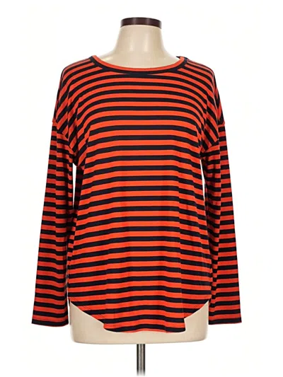 Pre-owned Lou & Grey Long Sleeve T-shirt In Orange