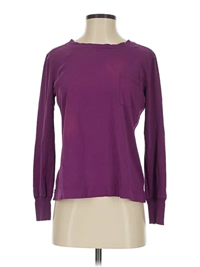 Pre-owned Lou & Grey Long Sleeve T-shirt In Purple
