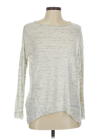 Pre-owned Lou & Grey Long Sleeve T-shirt In Silver