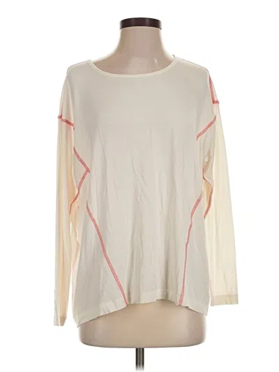 Pre-owned Lou & Grey Long Sleeve T-shirt In White
