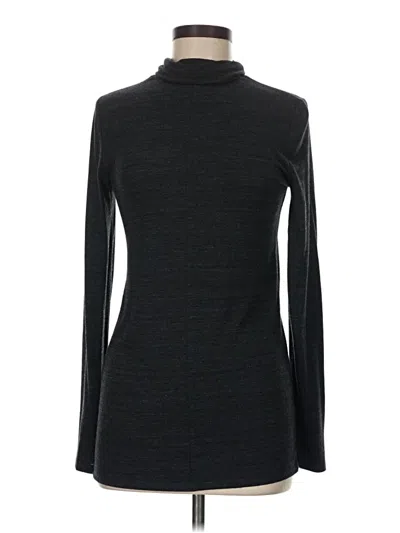Pre-owned Lou & Grey Long Sleeve Turtleneck In Black