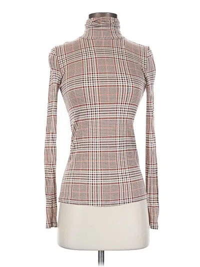 Pre-owned Lou & Grey Long Sleeve Turtleneck In Brown