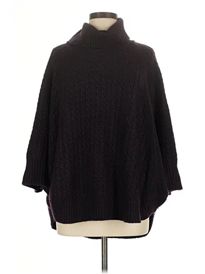Pre-owned Lou & Grey Poncho In Black
