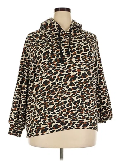 Pre-owned Lou & Grey Poncho In Brown
