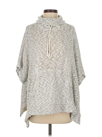 Pre-owned Lou & Grey Poncho In Gray