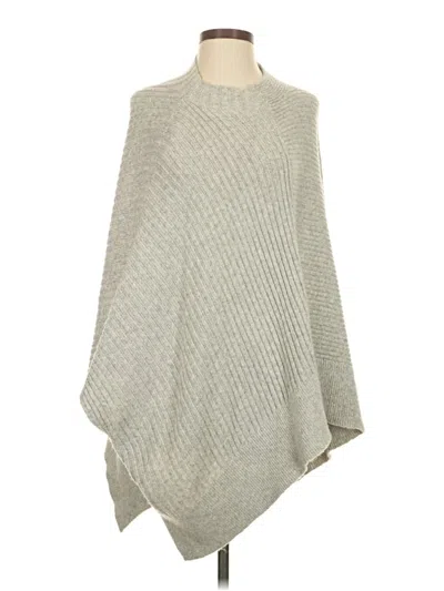 Pre-owned Lou & Grey Poncho In Gray