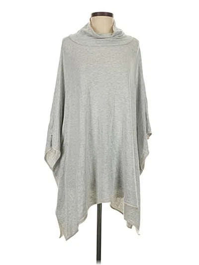 Pre-owned Lou & Grey Poncho In Gray