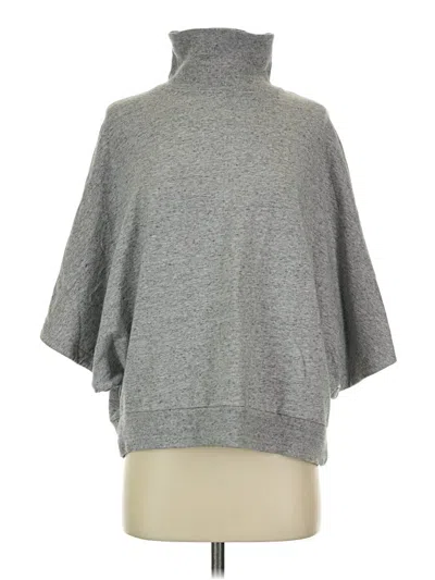 Pre-owned Lou & Grey Poncho In Gray