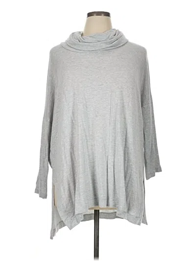 Pre-owned Lou & Grey Poncho In Gray