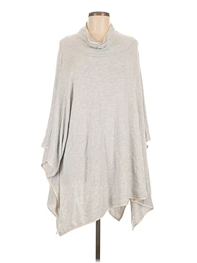 Pre-owned Lou & Grey Poncho In Gray