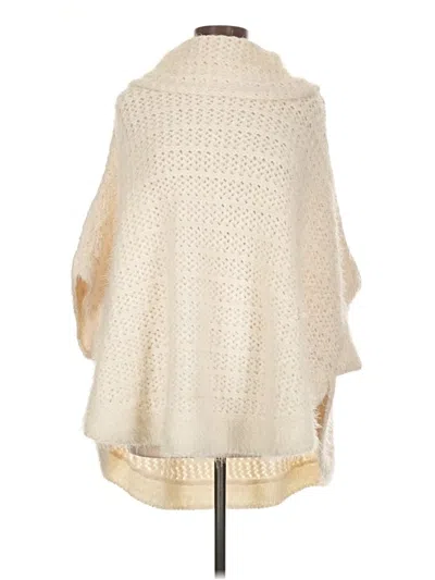 Pre-owned Lou & Grey Poncho In Ivory