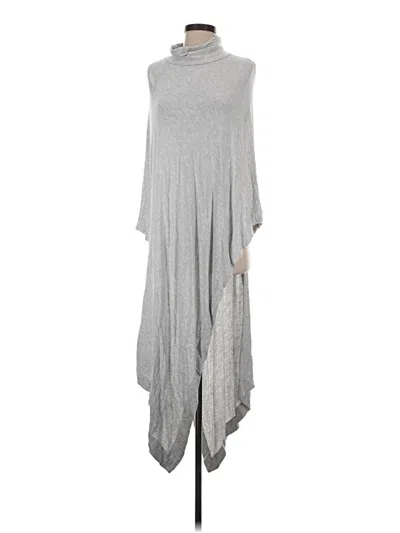 Pre-owned Lou & Grey Poncho In Silver