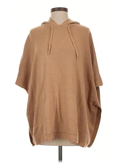 Pre-owned Lou & Grey Poncho In Tan