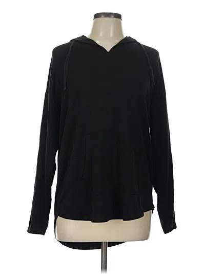 Pre-owned Lou & Grey Pullover Hoodie In Black