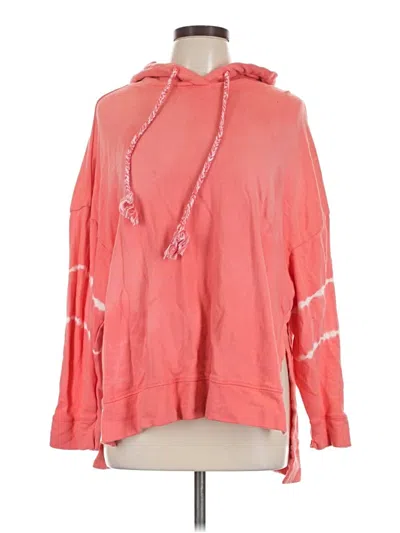 Pre-owned Lou & Grey Pullover Hoodie In Pink