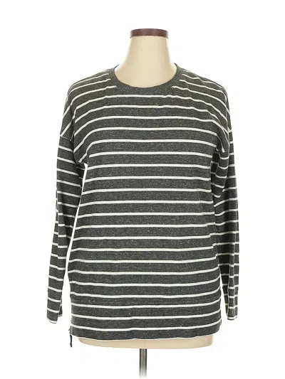 Pre-owned Lou & Grey Pullover Sweater In Black