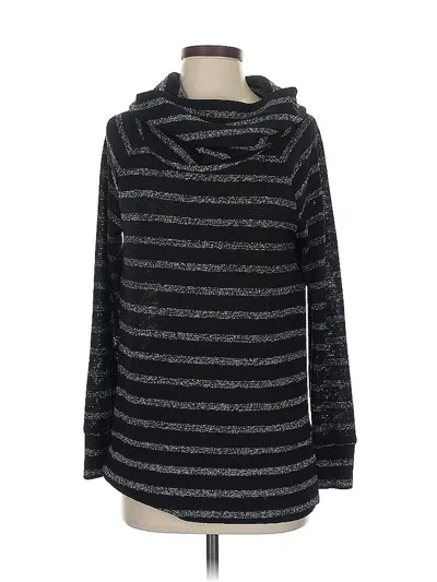 Pre-owned Lou & Grey Pullover Sweater In Black