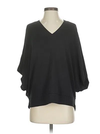 Pre-owned Lou & Grey Pullover Sweater In Black