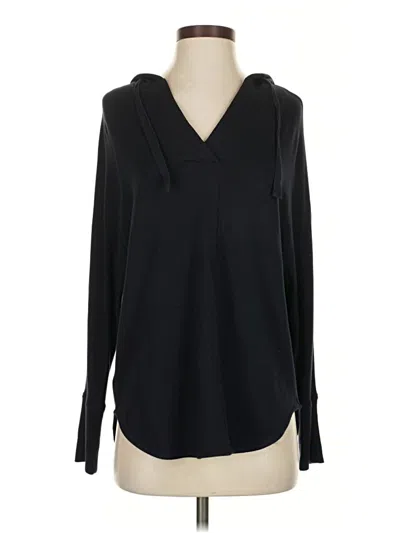 Pre-owned Lou & Grey Pullover Sweater In Black