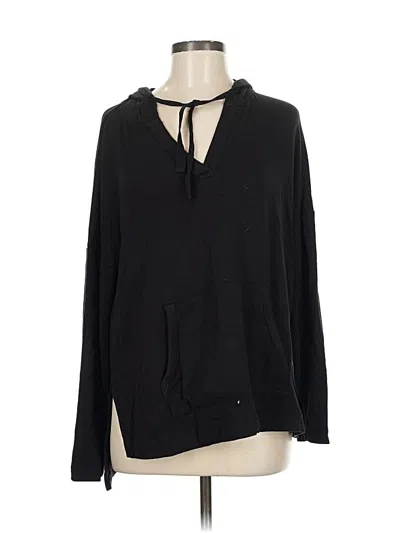 Pre-owned Lou & Grey Pullover Sweater In Black