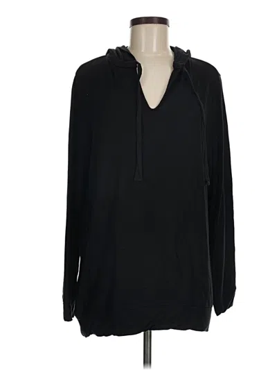 Pre-owned Lou & Grey Pullover Sweater In Black