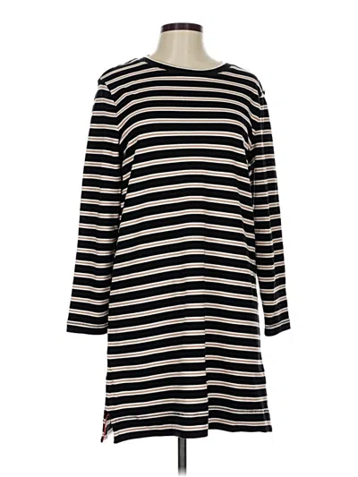 Pre-owned Lou & Grey Pullover Sweater In Black