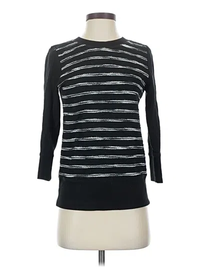 Pre-owned Lou & Grey Pullover Sweater In Black